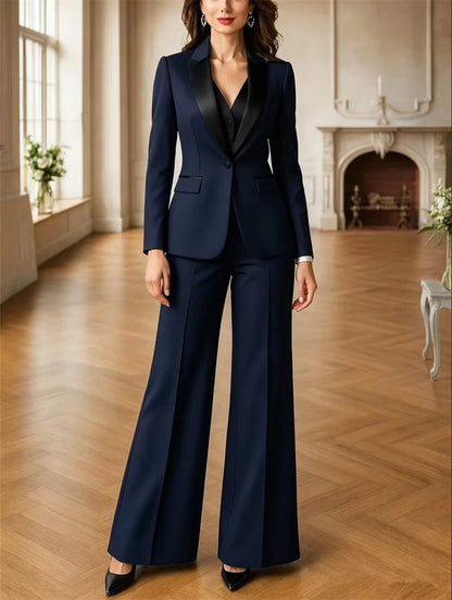 Burgundy Women's Suits 3 Piece Suit Official Outfits Formal Event Wear Women's Business Set Jacket+Vest+Pant