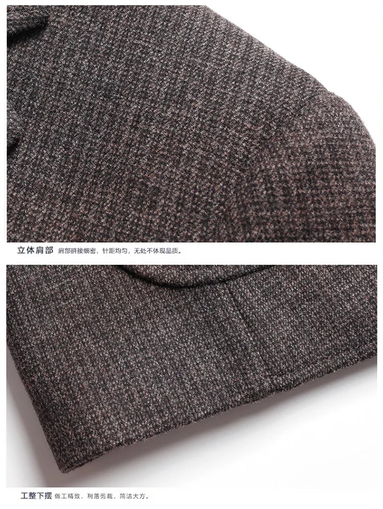 The New Men's Wool Suit for the Autumn and Winter of 2025 Is Crisp, Fashionable, Cool, and Versatile, a Trendy Suit Jacket