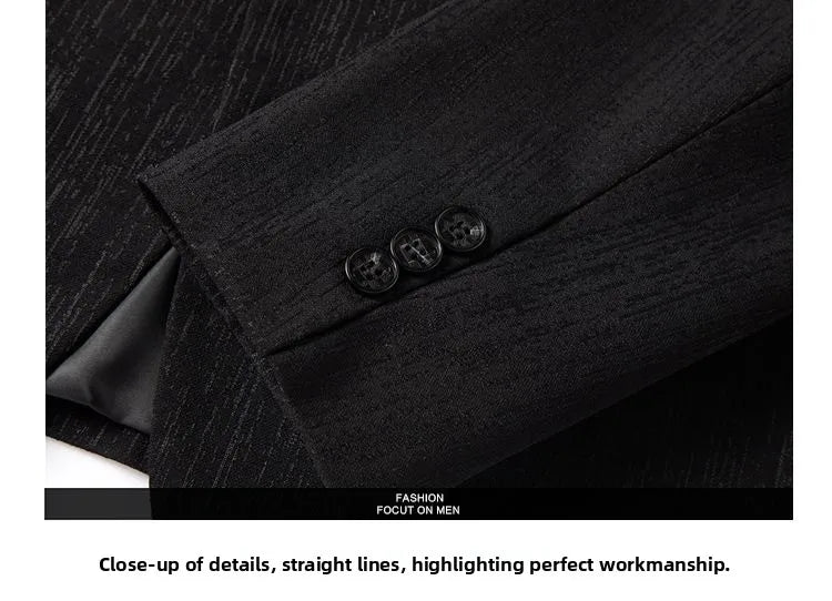 Blazer New Men's Fashionable Outdoor Travel Premium Business Wedding Versatile Host School Fit Casual Korean Version Blazer