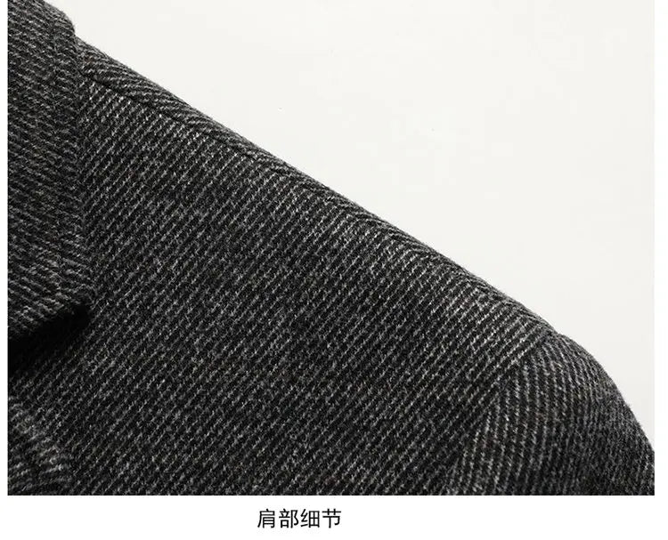 Men's Classic gray Business Casual Blazer Slim Fit Single-Breasted Suit Jacket with Notch Lapel for men Office and Formal Events
