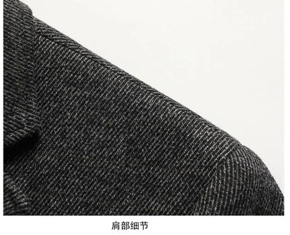 Men's Classic gray Business Casual Blazer Slim Fit Single-Breasted Suit Jacket with Notch Lapel for men Office and Formal Events