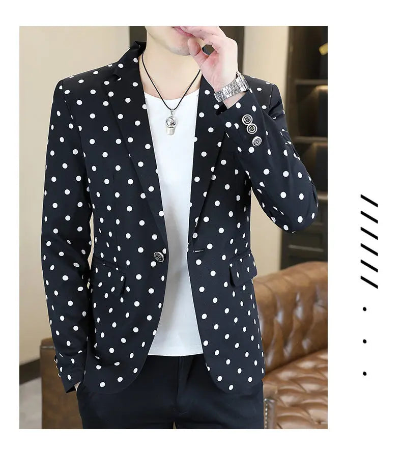 Blazer Men's Fashion Business Gentleman Groom Professional Gentleman Form-fitting Versatile Casual Formal Wear High-end Blazer