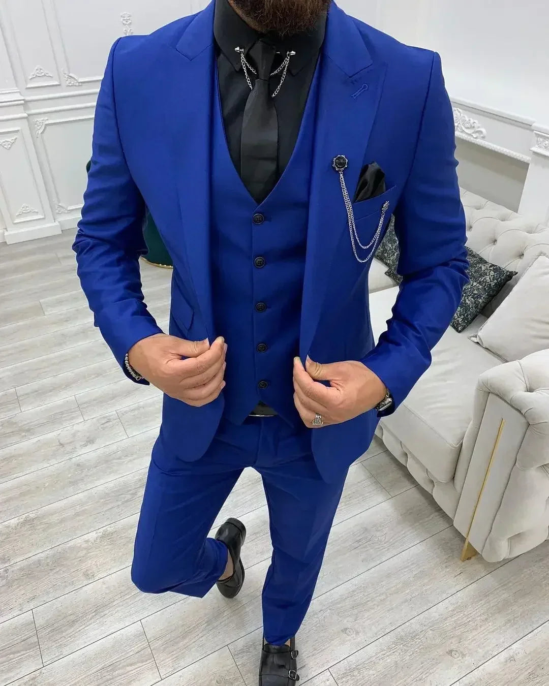 Yellow Men Suits for wedding Smart Casual Slim Fit Blazers Hombre Business High Quality Custom 3 Piece Set Costume Homme