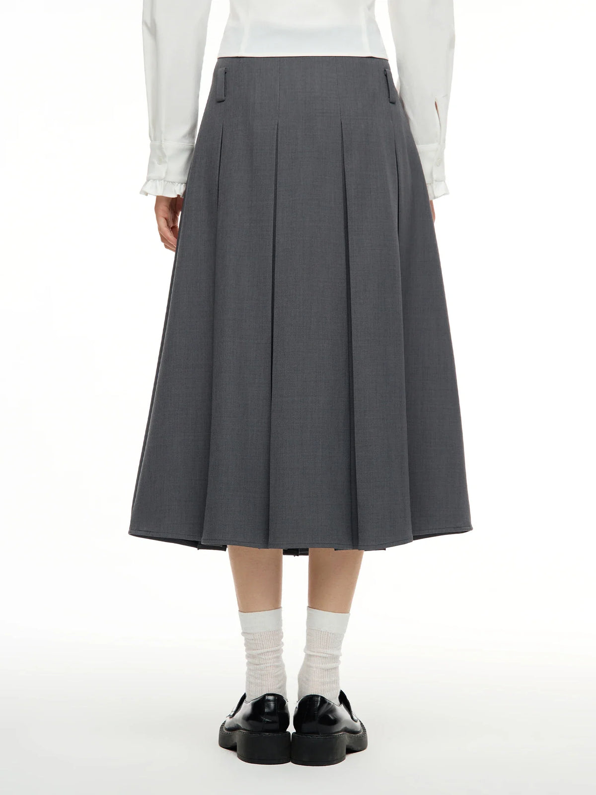 Plus Size Dark Gray Blazer Skirt Suit Office Outfit 2024 Autumn New Design Lapel Elegant Dress Skirt Female Suit（No Belt）