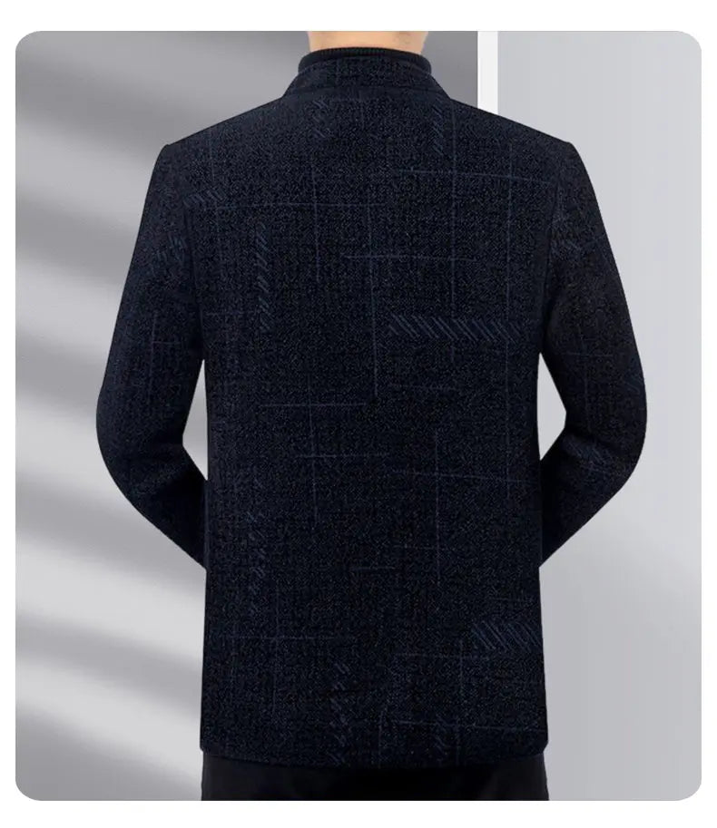Blazer Men's Business Gentleman Wedding Fashionable Solid Color Best Man, Slimming and Casual Middle-aged and Elderly Blazer