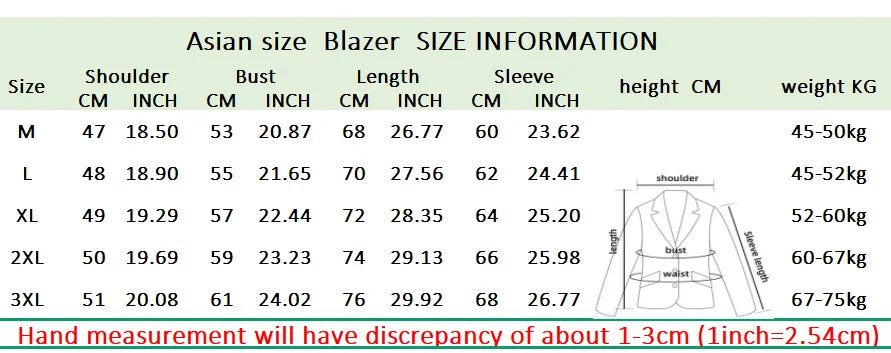 2026 New Style Slim-Fitting Men's Suit Jacket - Solid Color Classic Business Casual Fashion Formal Suit Jacket Top