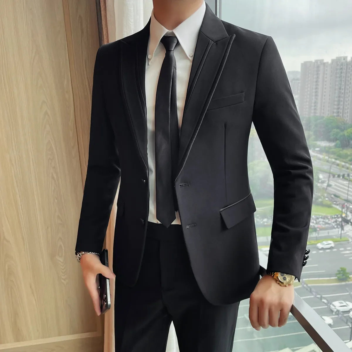 Brand Suit Jacket Men Slim Fit Wedding Groom Dress Jackets Men's Business Casual Blazers Dress Code for Banquet Party Hosts 2025