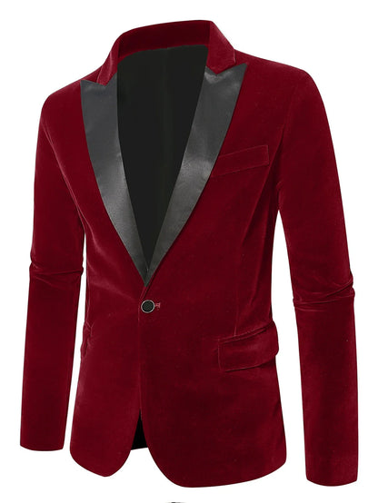 Steampunk Velvet Blazers Jacket for Man Smoking Homme 2025 Luxury Designer Wedding Banquet Groomsmen Formal Dress Men Suit Coats