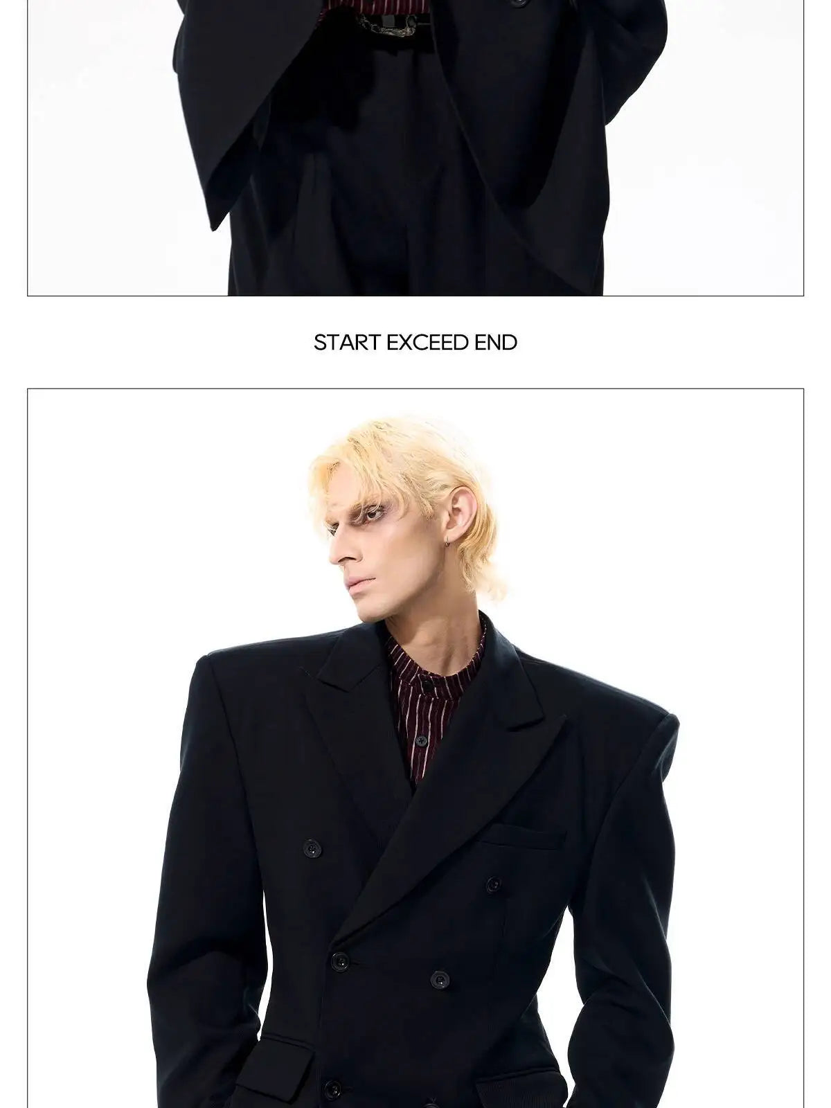 Luxury Social Clothes Men's Fashion Detachable Leather Neck Design Blazer Coat Men's 2025 Double Breasted Jacket JY4350