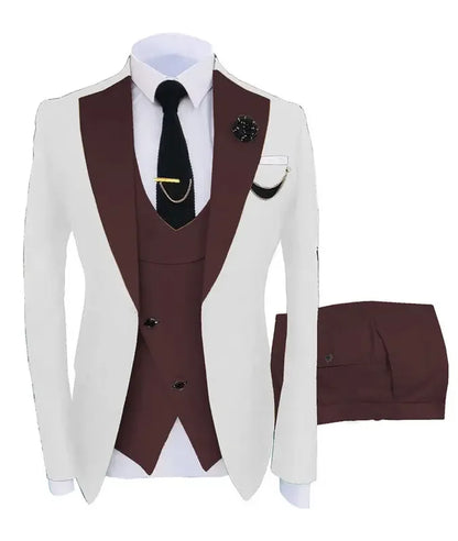3 Pièces Manteau Homme Affaires Formel Slim Fit Costume Pour Homme Ensemble Fête Gilet Pantalon Mariage Blazer Vert Homme Terno Masculino