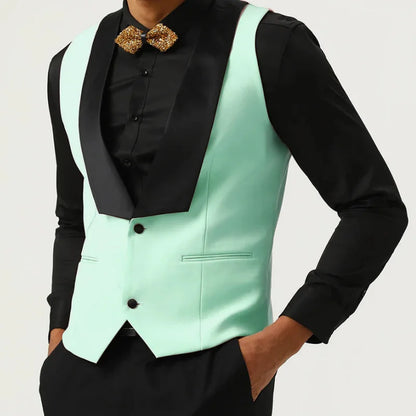 Men's Satin Vest for Weddings & Formal Events – Multiple Colors