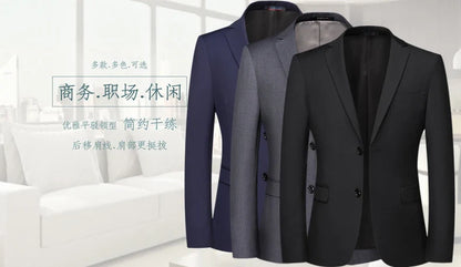 2026 Blazer Men Fashion Gentleman Business Outdoor Korean Version Travel Wedding Trend British Style Is Decorated Body Casual