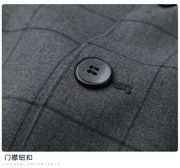 Fashionable Middle-Aged Large Size Suit XL-9XL Handsome Banquet High Quality Business Casual Loose Fit Jacket for plus Size Men