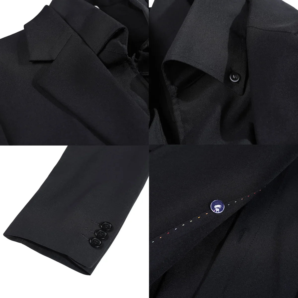Removable Shirt Fake Two Suit Coats Men Spring Autumn Korean Slim Fit Business Casual Suit Coat Formal Social Party Prom Tuxedos