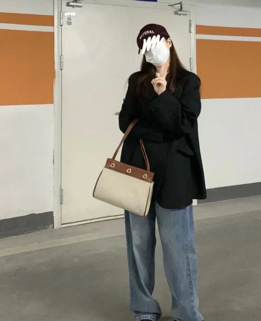 Clothes Coats for Women Black Jacket Blazer Woman Solid Outerwears Loose Korean Style Popular Deals High Quality Fashion 2025