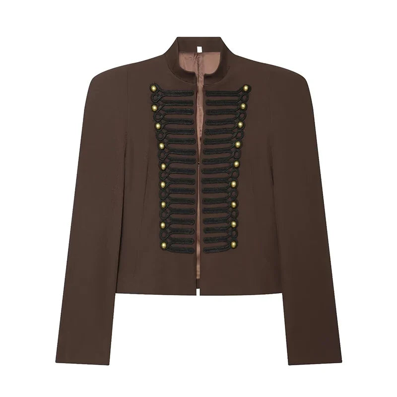 Women's Jackets Autumn 2026 New Fashion Retro Slim Short Elegant Warm Jackets Women's Street Chic Youth Travel Holiday Coats