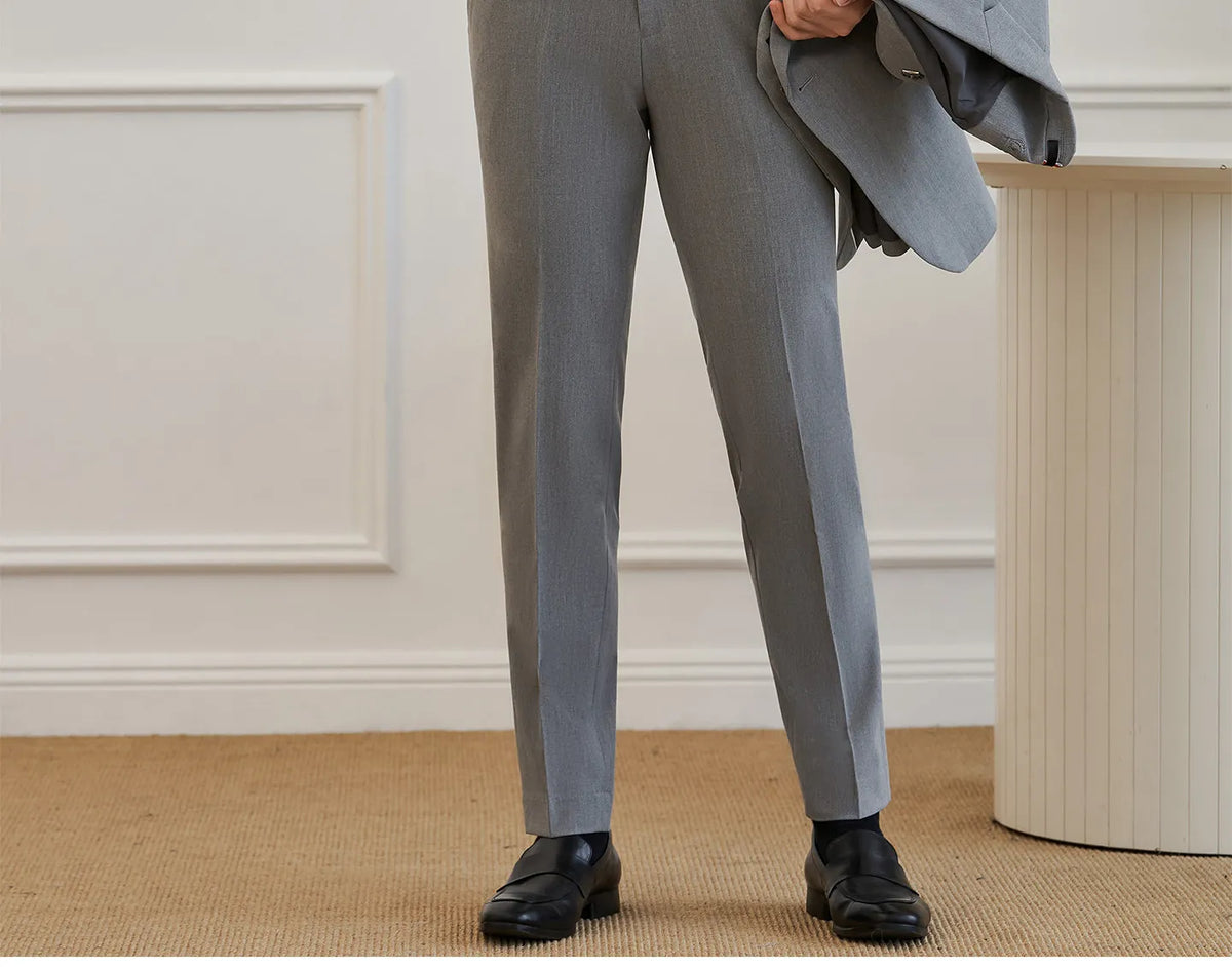High Quality Elegant Single-Breasted Men Suit Fashion ltalian Style Slim High-end Business Groom Wedding Party Tuxedo 3/2 Pieces