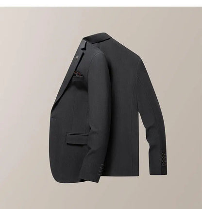Blazer's New Men's Fashion Outdoor Travel Camping Youth Wedding Versatile, Hosting Campus Slimming Casual Korean Version Blazer