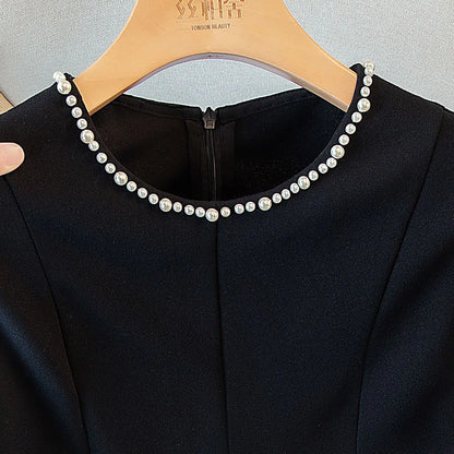 、2026 Summer New Top Women's Commuting Simple Solid Slim Short Sleeveless Shirt Round Neck Shirt Women Black Zipper Blazer Vests