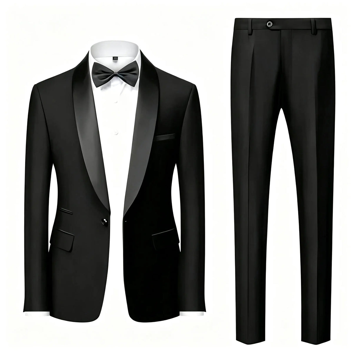 Men's Premium 3 Piece Suit Set Business Casual Blazer Jacket Vest Dress Pants Formal Suit Essential Daily Office Outfit