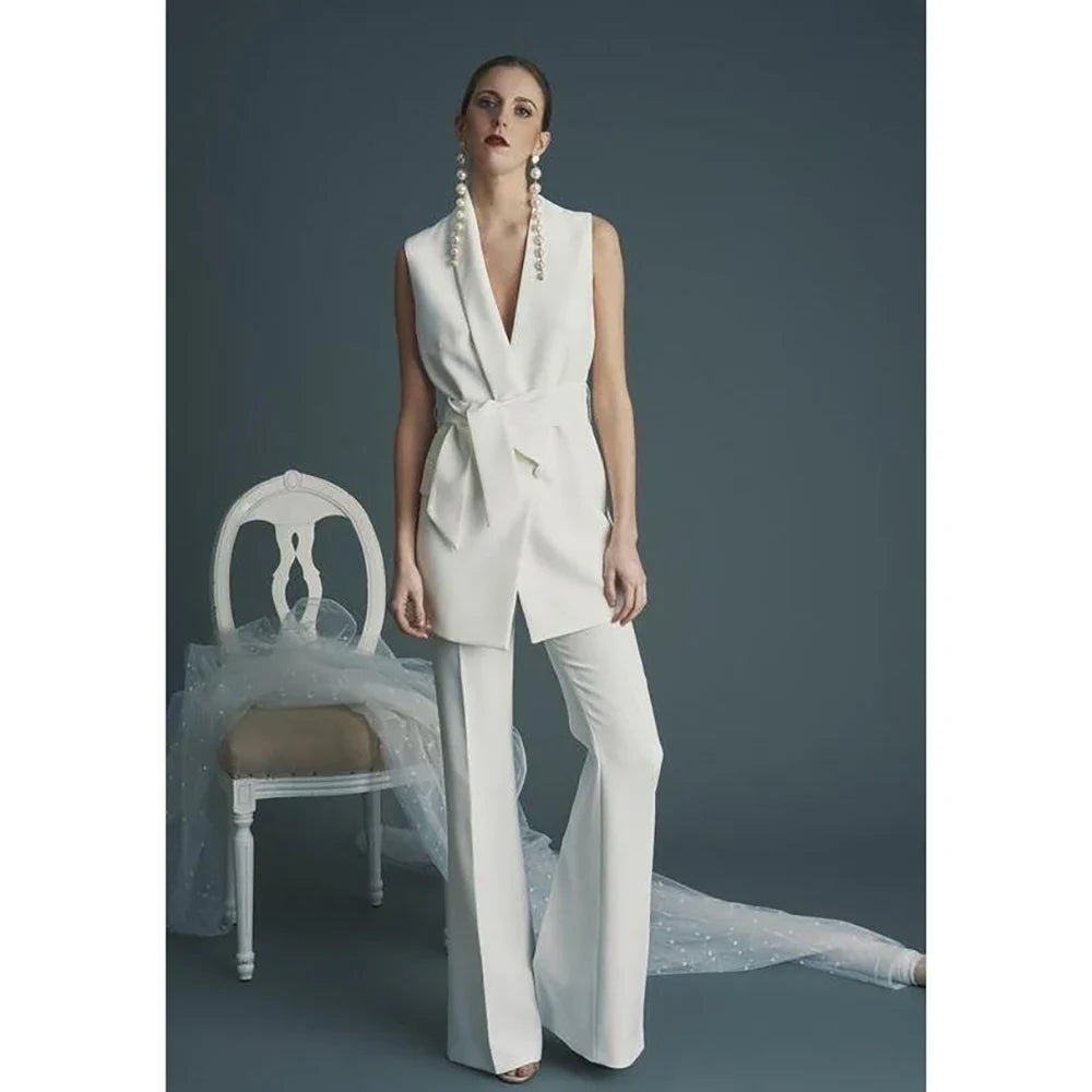 Multiple Styles to Choose From Women Pants Set High-end Female Two Pieces(Vest+Trousers)ropa de mujer ofertas