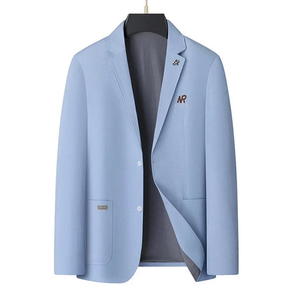 Blazer Men's Fashion Business Outdoor Travel Youth Campus Wedding Versatile Host Shaping Casual Korean Style Thin Style Blazer