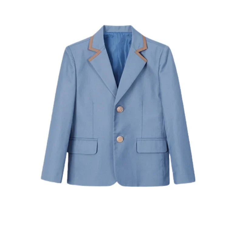 2-11Years Children's Kindergarten Dress  Girls Spring Autumn School Uniform Suit College Style English Class Suit Chorus Costume