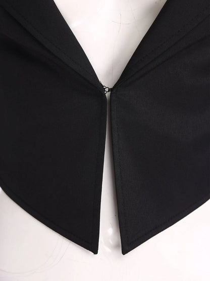 Womens Nightclub Cocktails Tailcoat Waitress Cosplay Costume Blazer Jackets Swallowtail Jacket Tuxedo Coat Jazz Dance Costume