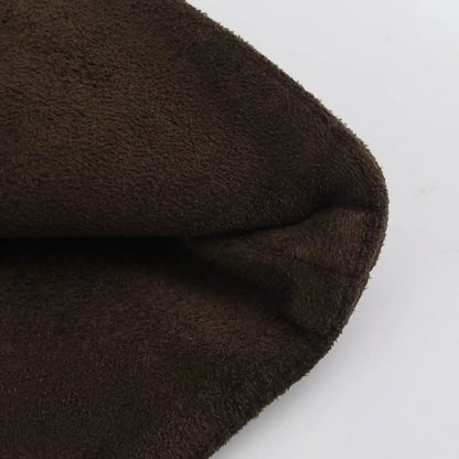 2026 Autumn Women's Fashion Suede Texture Short Vest Stand Up Collar Sleeveless Knot Button Retro Casual Waistcoat Jacket