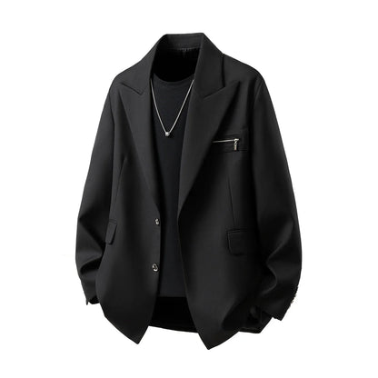 Man Blazer Luxury Designer Japanese Yamamoto Style Chaquetas Hombre Elegantes Loose Streetwear Black Cool Mens Suit Jacket 5XL