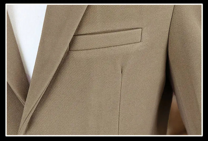Blazer's New Men's Business Gentleman Korean-style Wedding Fashion Trendy Slimming Versatile High-end Casual Accessory Blazer