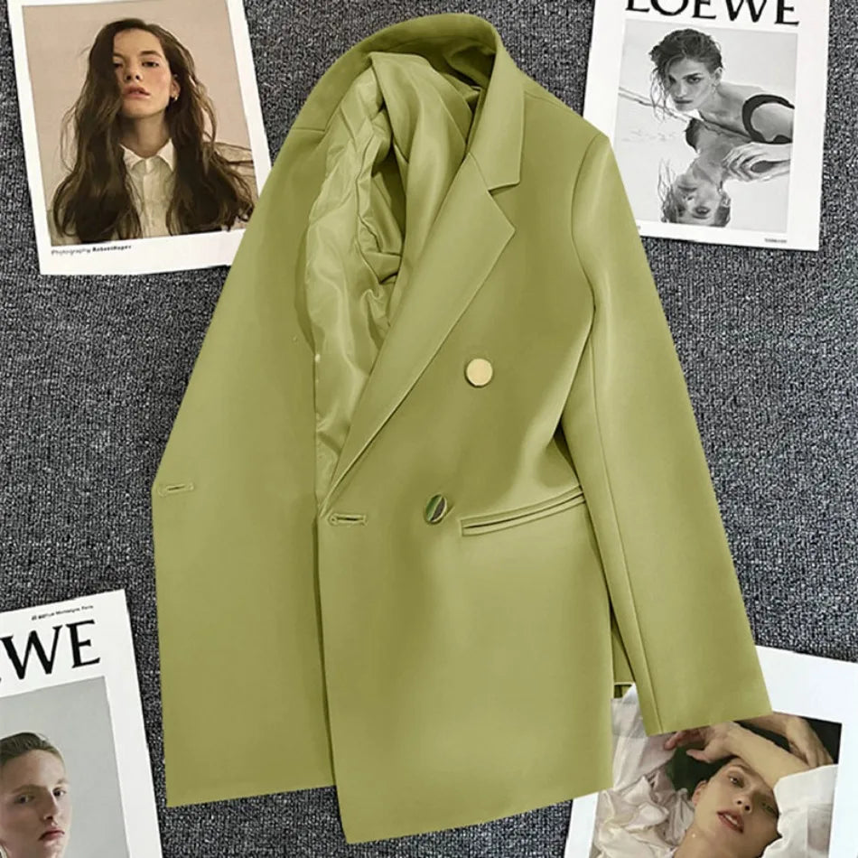 Spring Autumn Women's Blazers Slim Fit Fashion Slimming Elegance Jackets Casual Versatile Coat Outwear for Office Lady Clothing