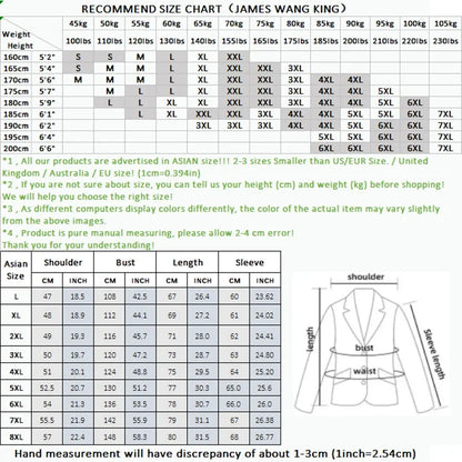 Large Size Men's Casual Jacket Lapel Shirt Handsome Spring Autumn Plus Fat Trendy Brand Loose Top for Youth