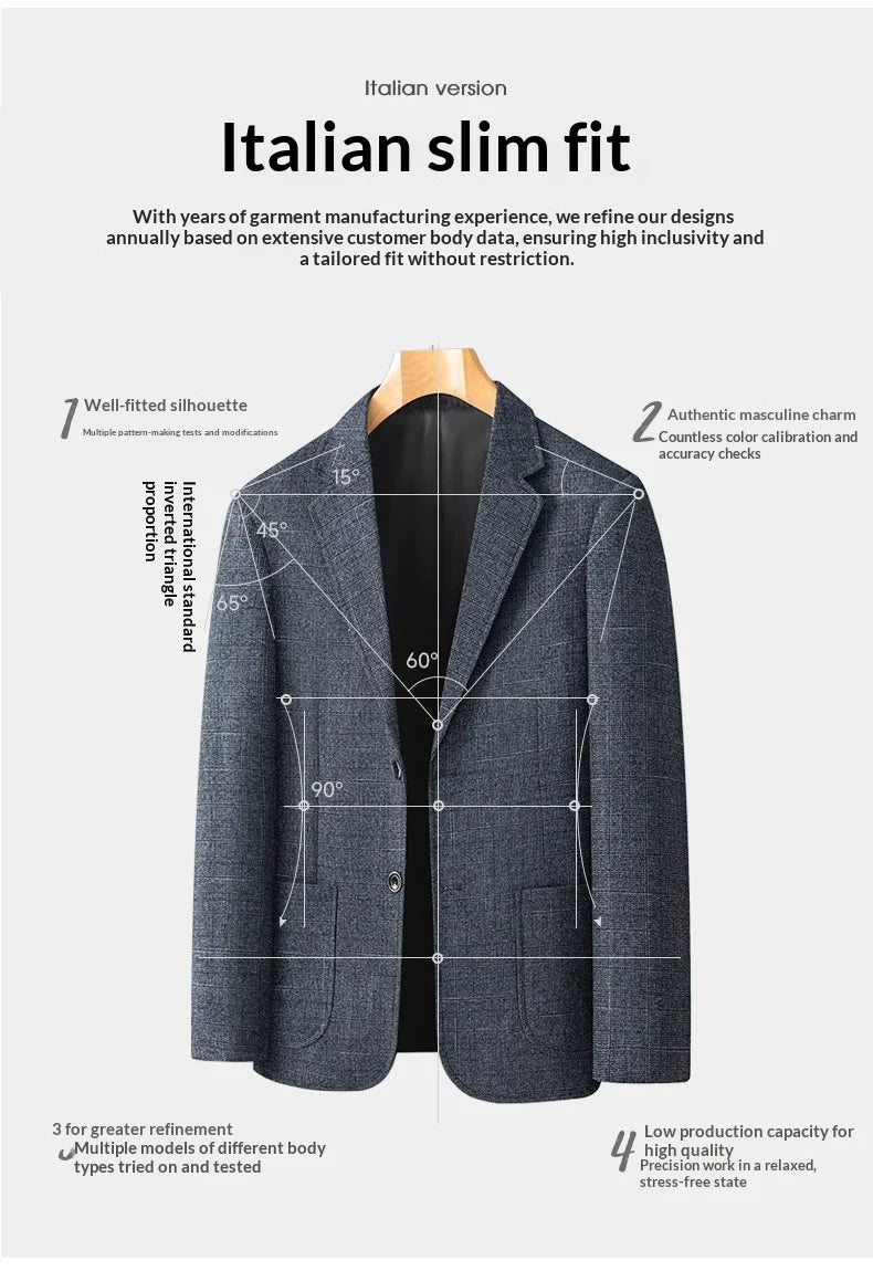 Blazer 17 Products Are Available for Selection Men Fashionable Business Outdoor Travel Wedding Gentleman Casual Korean Version