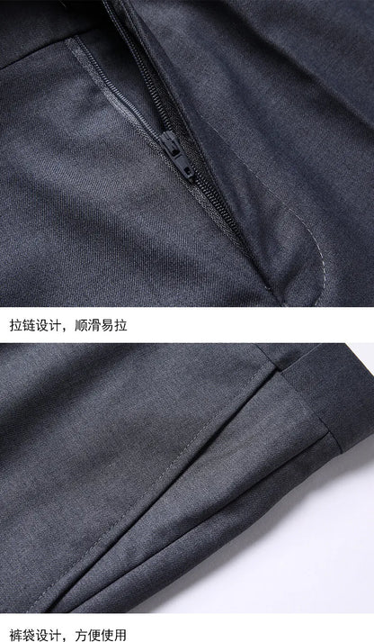 Men's 3-Piece Wedding Suit – Single Breasted, Smart Casual, Blue/Black/Gray – All Seasons