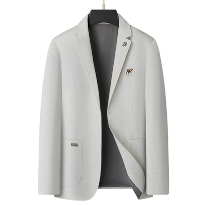 Blazer Men's Fashion Business Outdoor Travel Youth Campus Wedding Versatile Host Shaping Casual Korean Style Thin Style Blazer