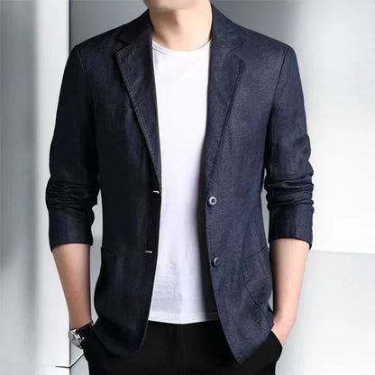 Men's Lightweight Business Casual Blazer Spring Summer Sun Protection Jacket