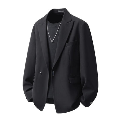 Luxury High Quality Designer Mens Suit Yamamoto Style Chaqueta De Hombre Elegantes Cool Black Streetwear Man Blazer Jackets Coat