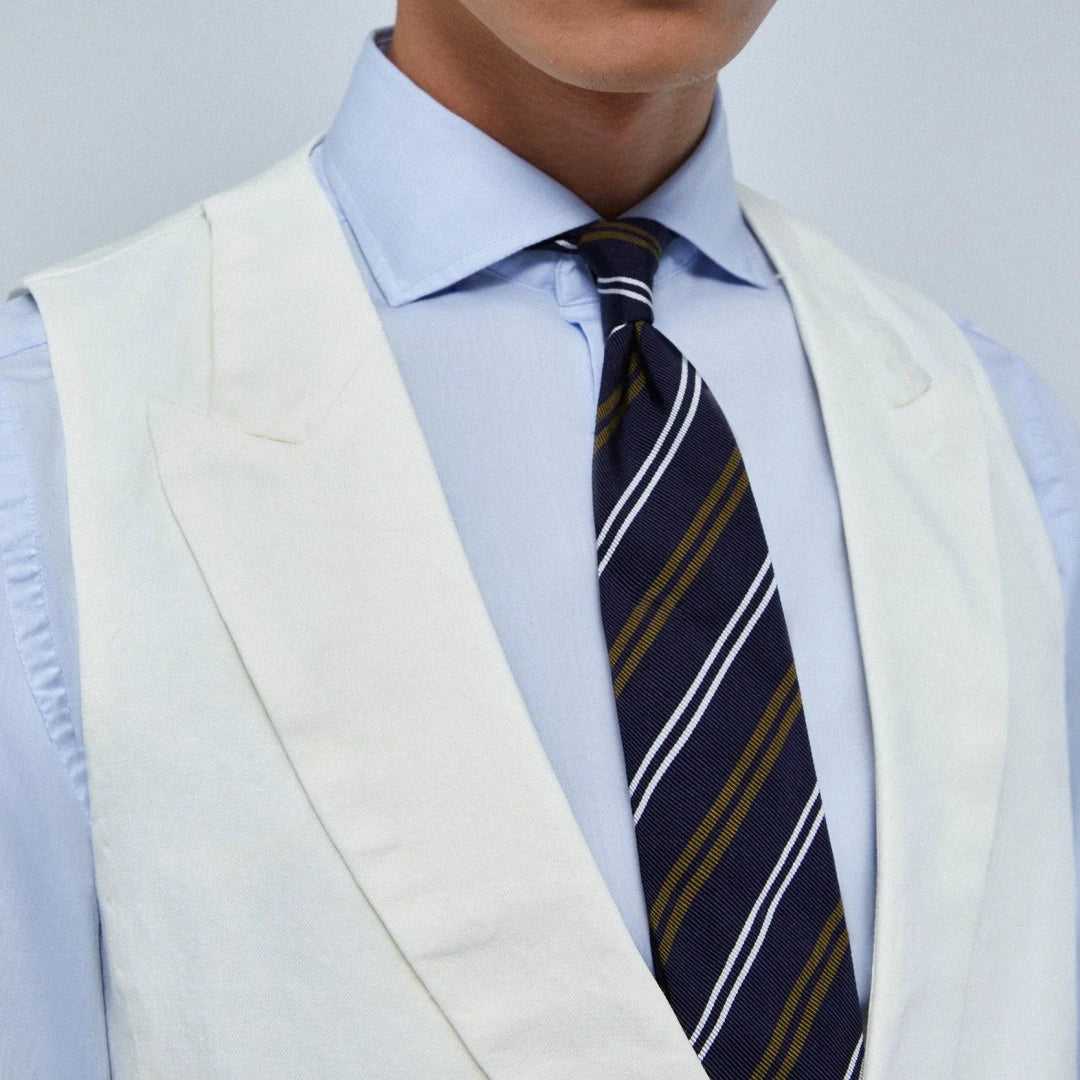 Men Vest Double Breasted Lapel Waistcoat for Wedding & Formal Occasions – Multi-Color