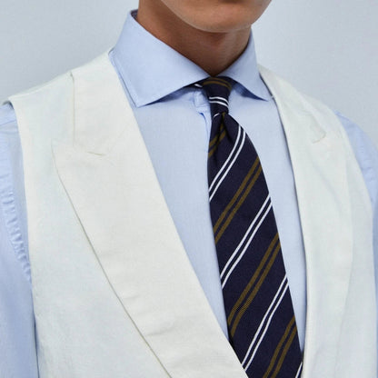Men Vest Double Breasted Lapel Waistcoat for Wedding & Formal Occasions – Multi-Color