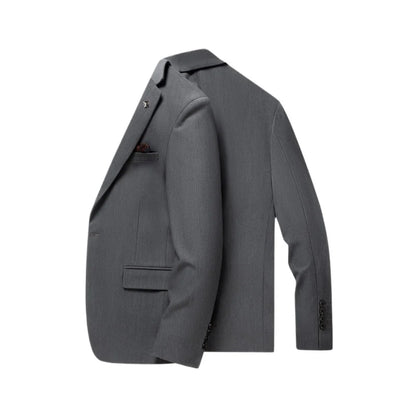 Blazer's New Men's Fashion Outdoor Travel Camping Youth Wedding Versatile, Hosting Campus Slimming Casual Korean Version Blazer