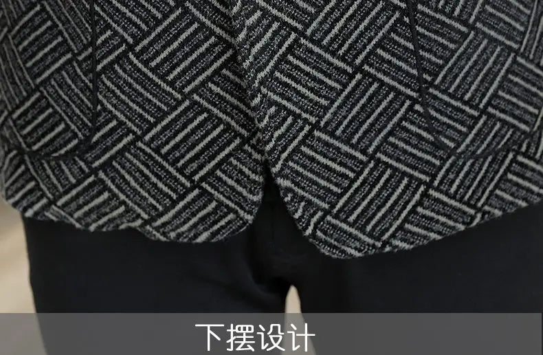 Blazer Autumn and Winter Men's Fashion Outdoor Travel Youth Wedding Slimming Casual Formal Wear with Cotton Warmth Blazer  2025