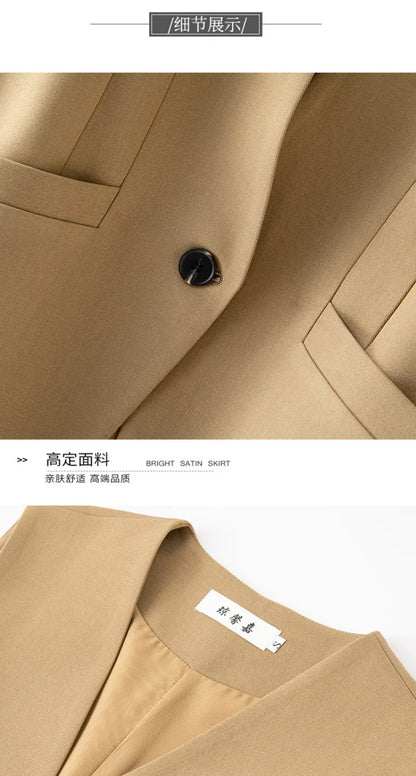 Women's Vest 2026 Spring Autumn Sleeveless Short Jacket New Commuter Versatile Female Waistcoat Tops Outerwear Chaleco Mujer