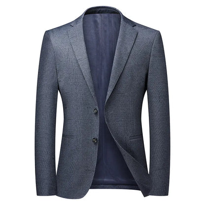 Blazer Men's Fashion Gentleman Business Slimming Performance Banquet Hosting Casual Wedding Anti-wrinkle No-ironing Blazer