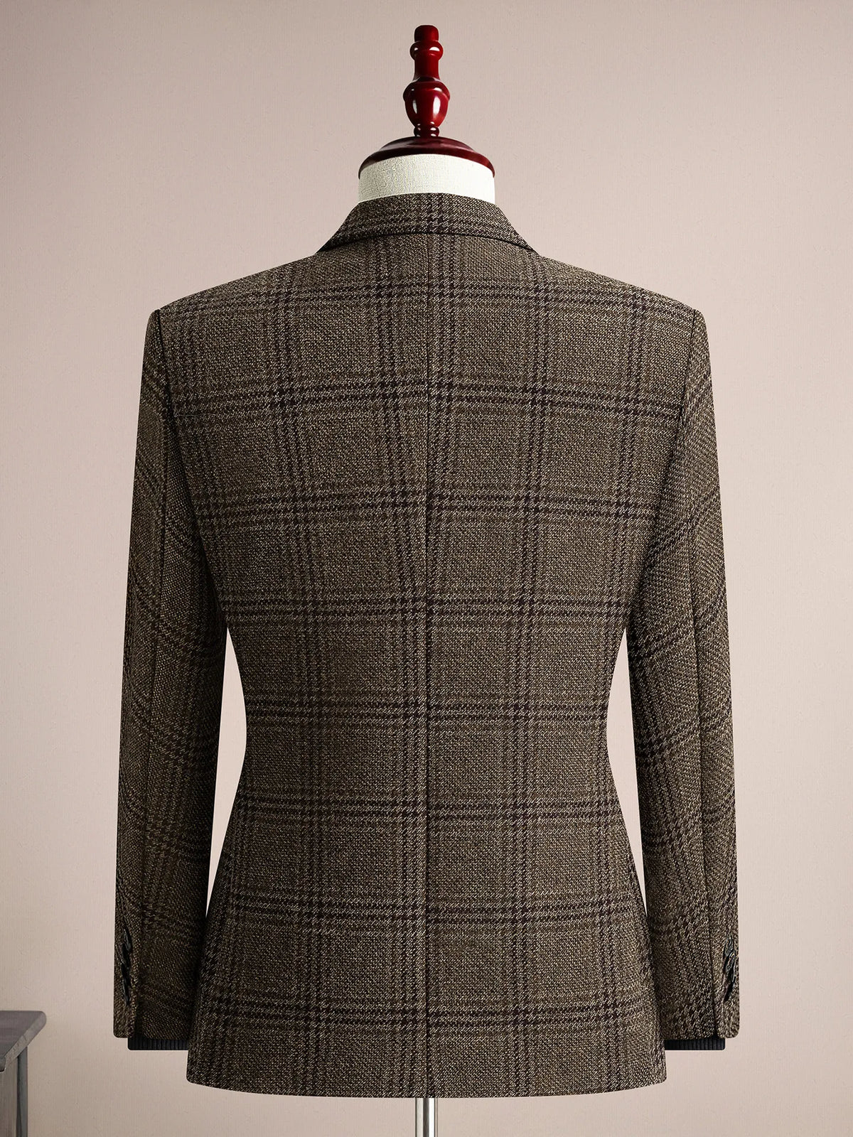 High Quality Retro Fashion 50% Woolen Men's Suit Jacket Autumn Winter Thicken Warm Business Slim Casual Wedding Coats Tailcoat