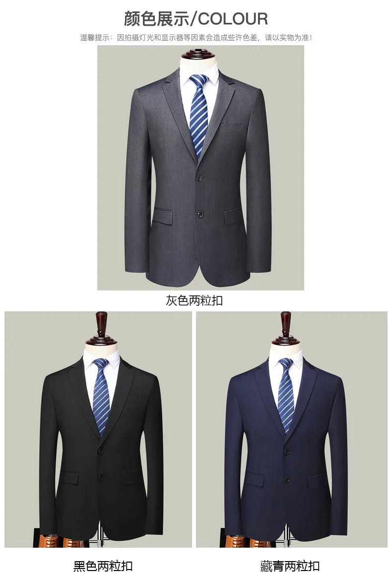 2026 Blazer Men Fashion Gentleman Business Outdoor Korean Version Travel Wedding Trend British Style Is Decorated Body Casual