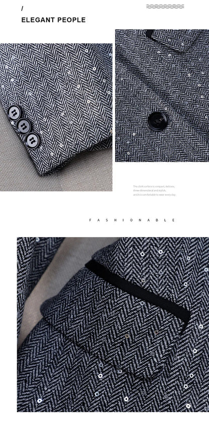 High Quality Fabric Women Business Suits With Pants and Blazer Coat Professional Autumn Winter Office Ladies Pantsuits Blazers