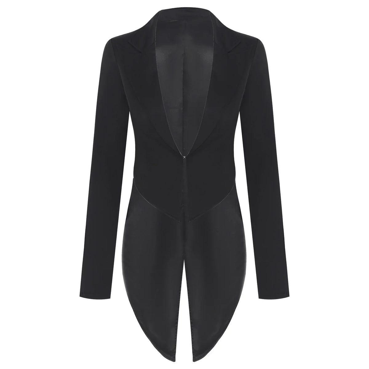 Womens Nightclub Cocktails Tailcoat Waitress Cosplay Costume Blazer Jackets Swallowtail Jacket Tuxedo Coat Jazz Dance Costume
