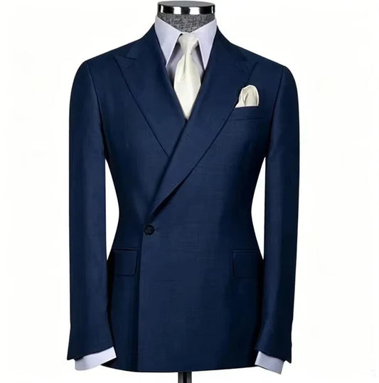 Men's Blazer Suit Jacket – Slim Fit Single Breasted Formal Coat for Business & Weddings