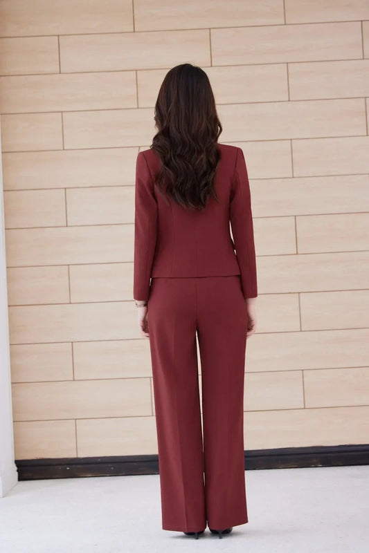 Fashion professional women's two-piece pants+suit jacket, exquisite  elegant, new for autumn  winter 2025